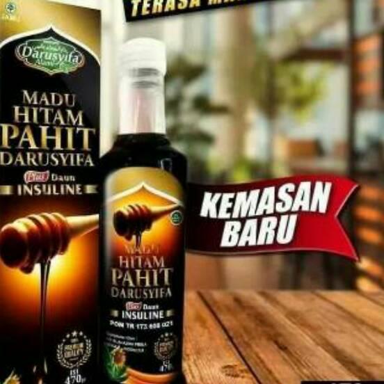 

EXCLUSIVE!Madu Hitam Pahit Insulin Darusyfa / Madu Diabet Plus propolis|SQ5