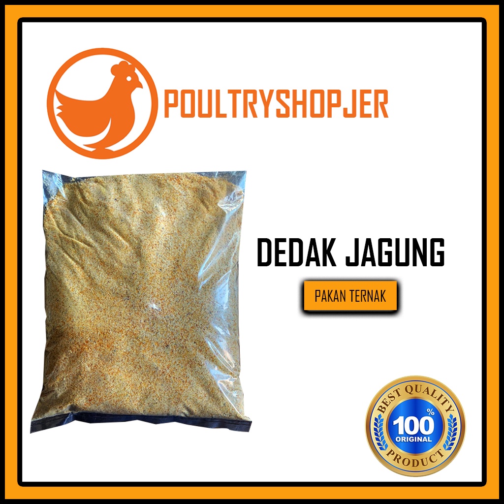 Jual Dedak Jagung Kuning 1 Kg Pakan Ternak Berkualitas Tinggi Shopee