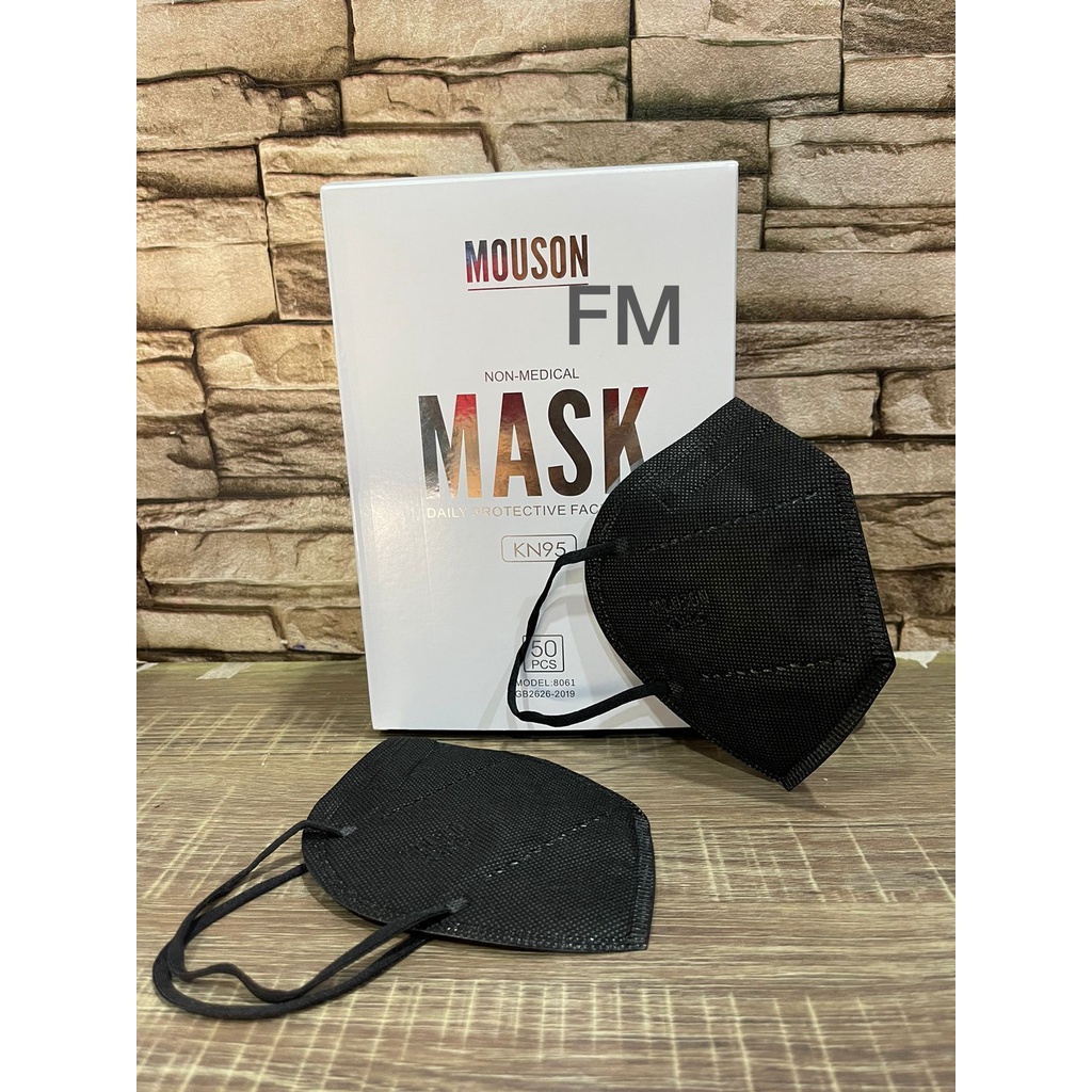 MASKER MOUSON MASK KN95 ORIGINAL ISI 50PCS