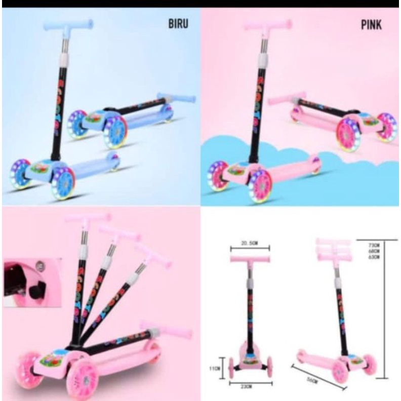 (ACEH) SCOOTER ANAK/ MAINAN ANAK/ SCOOTER