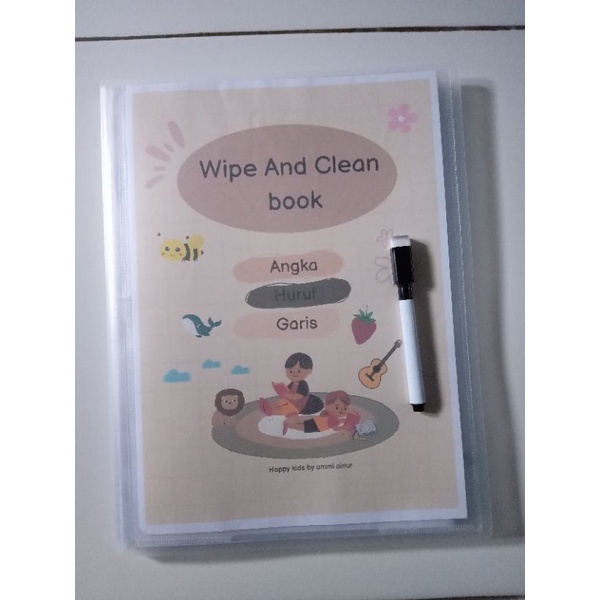 

Worksheet wipe and clean usia 2-5tahun