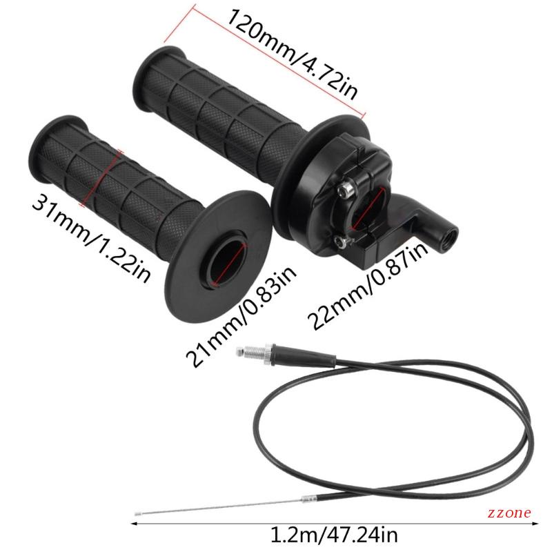Zzz Accelerator Handle Grip Dan Kabel Untuk Dirt Bike 50cc 110cc 125cc 150cc 250cc