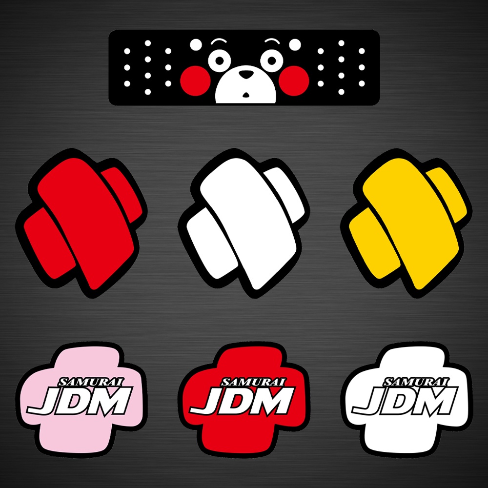 Jdm Stiker Motif Band-Aids Lucu Untuk Dekorasi Bumper / Bagasi / Helm Motor / Mobil