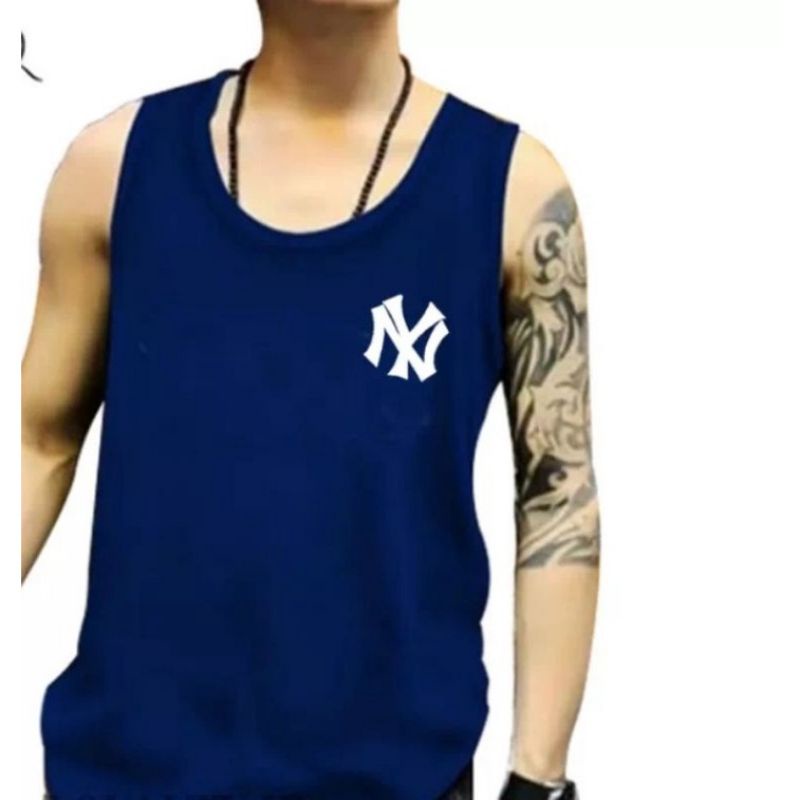 KAOS SINGLET DISTRO PRIA DEWASA MOTIF - NY