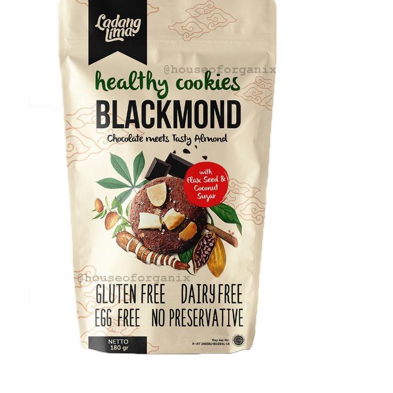 

FREE ONGKIR!Ladang Lima Gluten Free Blackmond Cookies - 180 Gr|KD4