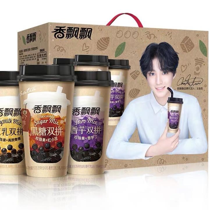 

TRCa1A9m--XIANG PIAO PIAO MILK TEA - BOBA SERIES 香飘飘奶茶珍珠系 INSTAN BUBBLE