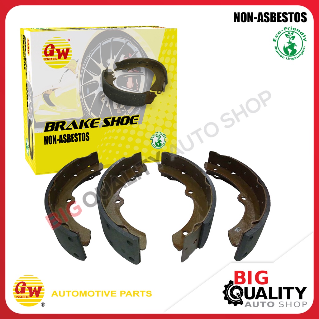 Kampas Rem Tromol Belakang Brake Shoe Rear RINO 14B 6 BAN