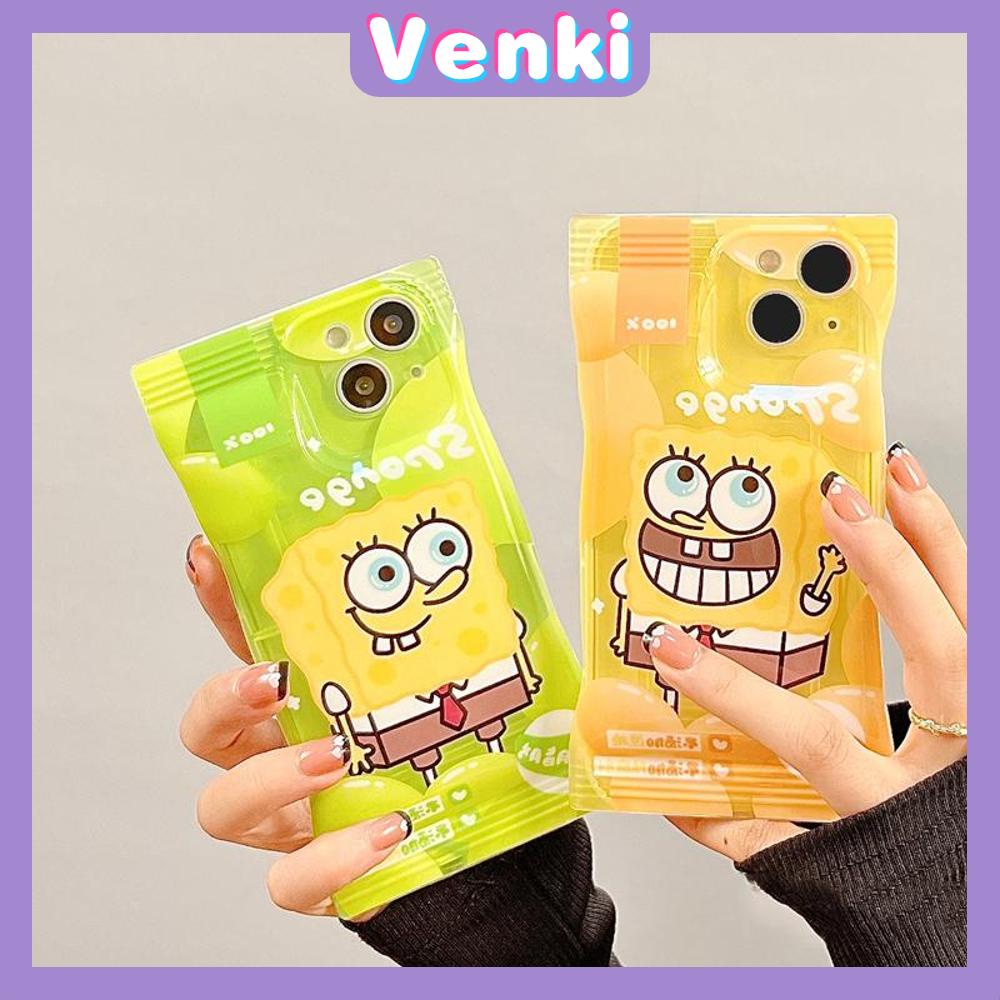 Case For iPhone 14 Pro Max Soft TPU Clear Case Snack Case Cartoon Cute Camera Protection Airbag Shockproof For iPhone 14 13 12 11 Plus Pro Max 7 Plus X XR