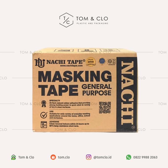 

Masking Tape / Lakban Kertas Nachi 1 dus DISKON