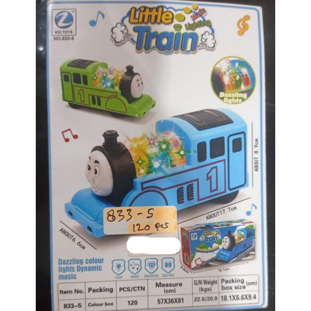 Kereta Thomas Musik B/O 833-5