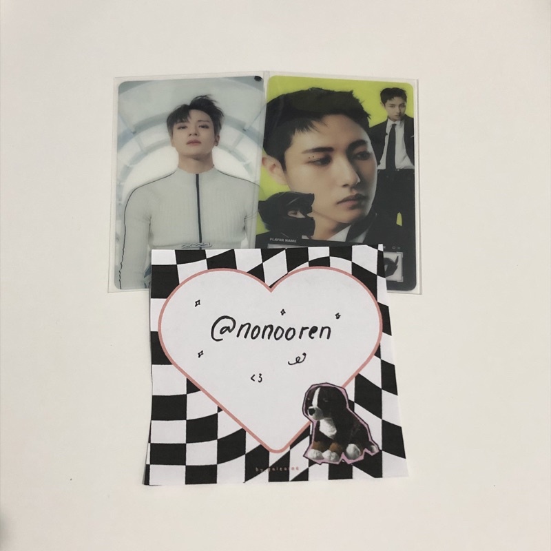 renjun jeno pc bene kpopmerch universe glitch mode jn rj nct dream photocard poca benefit univ glimo