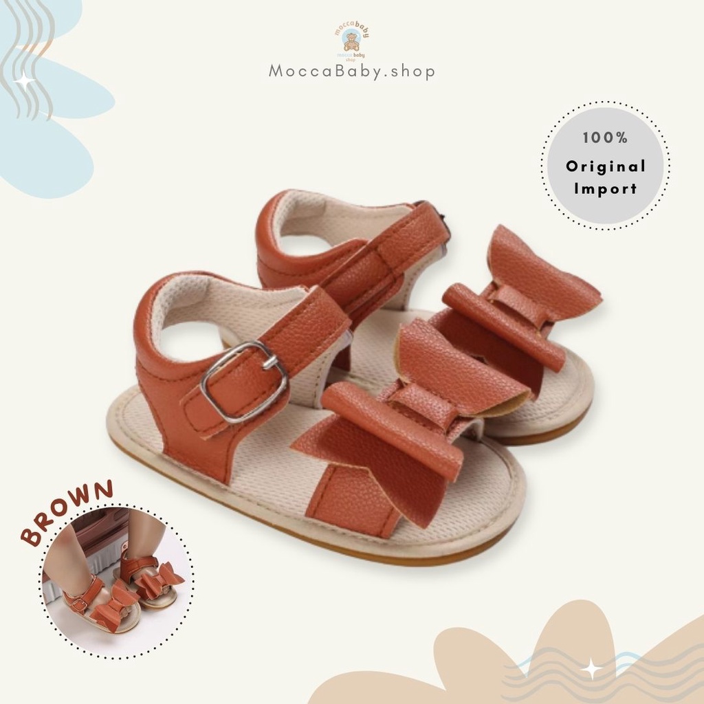 MBSS - PREWALKER Sepatu Anak Bayi Baby Shoes Sandal Casual Socks Anti Slip Bahan Import / KEISA PITA