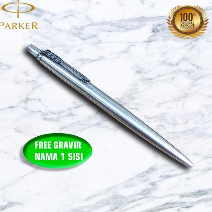 

(COD) Parker Jotter Stainless Steel CT Ballpoint NEW Kode 637