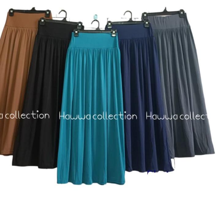 Paling Laris ROK WANITA PANJANG - ROK REMPEL JUMBO - ROK REMPEL JERSEY