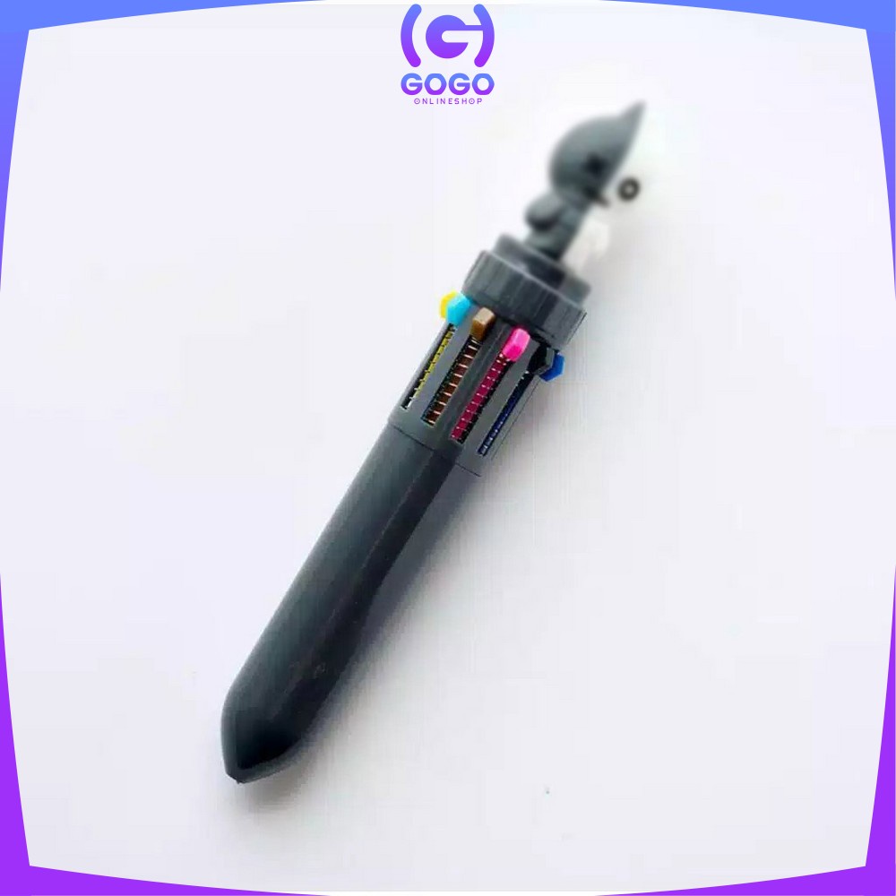 GOGO-A13 PENA BANGTAN BOYS Pulpen Kartun 10 Warna Pen Warna Warni Bolpoin Karakter Lucu