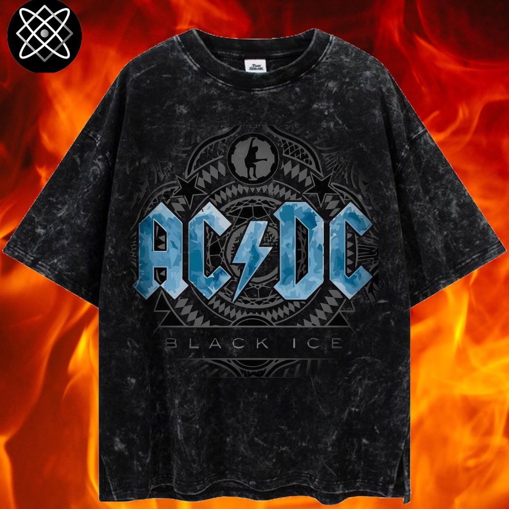 LASTHOPE 'ACDC' OVERSIZE WASHING TSHIRT / KAOS ATASAN TSHIRT TEE WASHING ACID WASHED STONEWASH OVERS
