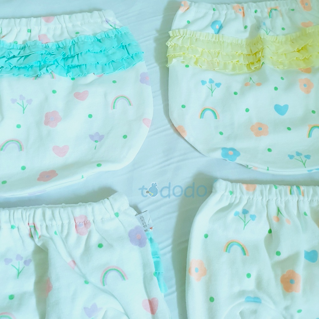 Celana Pop Bayi 0-6 Bulan Ichigo Edition White Motif 1pcs