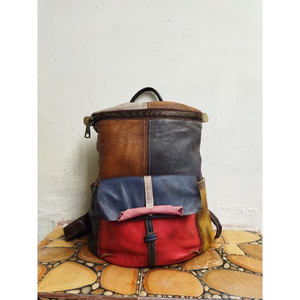 TAS RANSEL WANITA KULIT ASLI SECOND IMPORT / TAS RANSEL FASHION WANITA KULIT ASLI