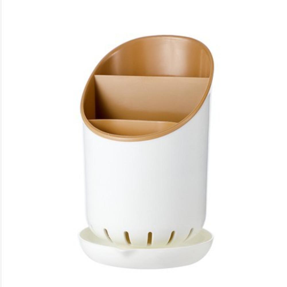 R-FLOWER Tempat Sumpit Sendok Garpu Meja Rak Pengering Drainer Cookware Storage Organizer