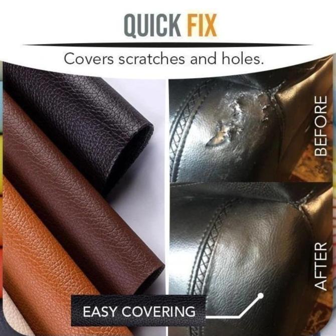 Kulit sofa langsung Tempel / Stiker kulit Kursi Sofa jok Motor Servis