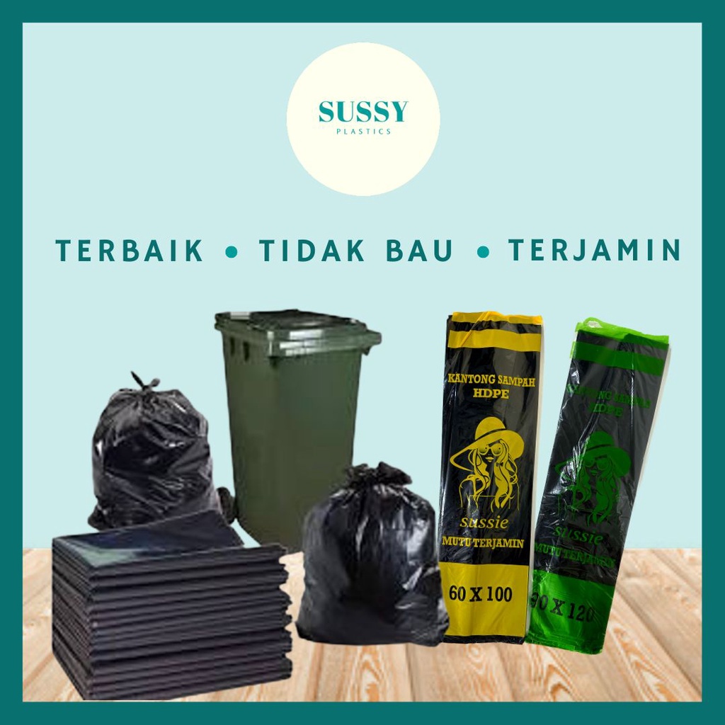 PLASTIK SAMPAH | KANTONG SAMPAH BESAR SUSSIE  UK 60X100 / UK 90X120