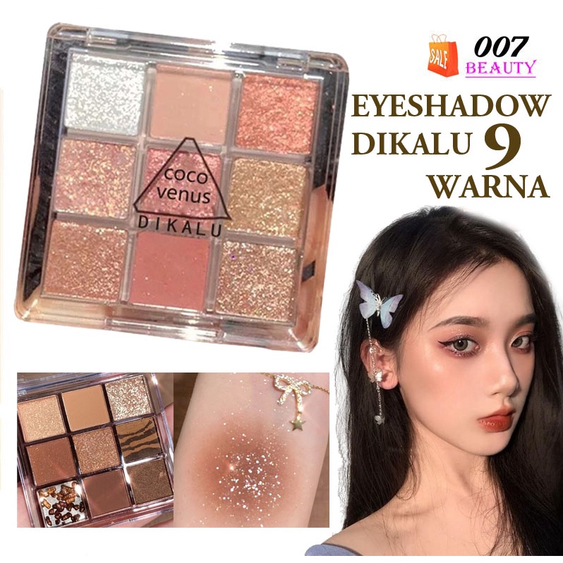 Jual Eyeshadow DIKALU COCO VENUS Korean Eyeshadow Palette Murah Palet 9