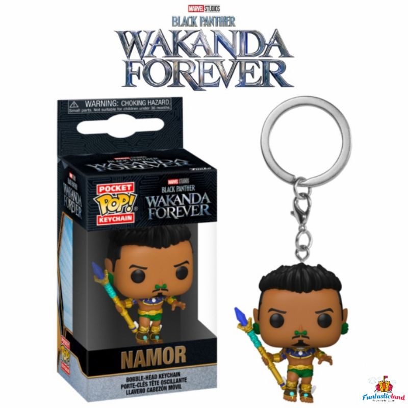 Original Funko Pocket POP Keychain Marvel Black Panther: Wakanda Forever - Namor