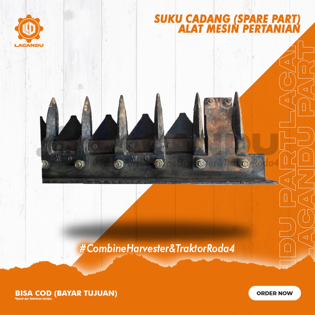 Z KNIFE ASSY - COMPLETE CUTTING BLADE - PISAU SET KOMPLIT DENGAN KUKU MACAN INARI - GREENSTAR - JAVA