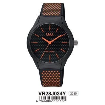BIG SALE Jam Tangan Unisex Casual Rubber Motif Analog Original Q&amp;Q QNQ QQ VR28 VR28J Series
