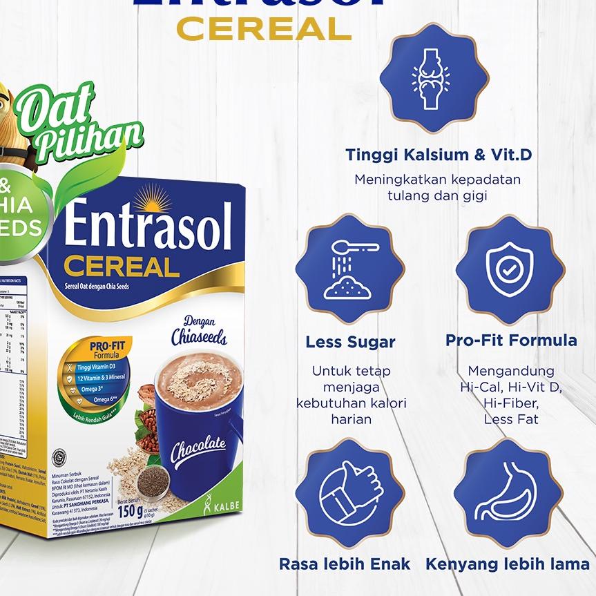 

TERLARIS ENTRASOL CEREAL CHOCOLATE (5 Sachet @30gr) grosir