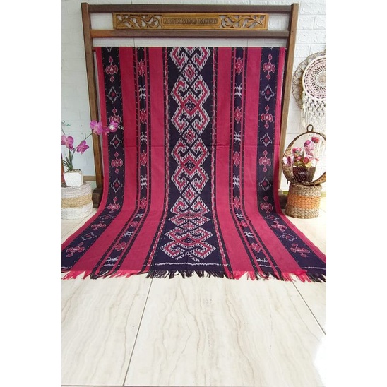 KAIN BATIK TENUN TROSO ASLI JEPARA MOTIF BLANKET MARON
