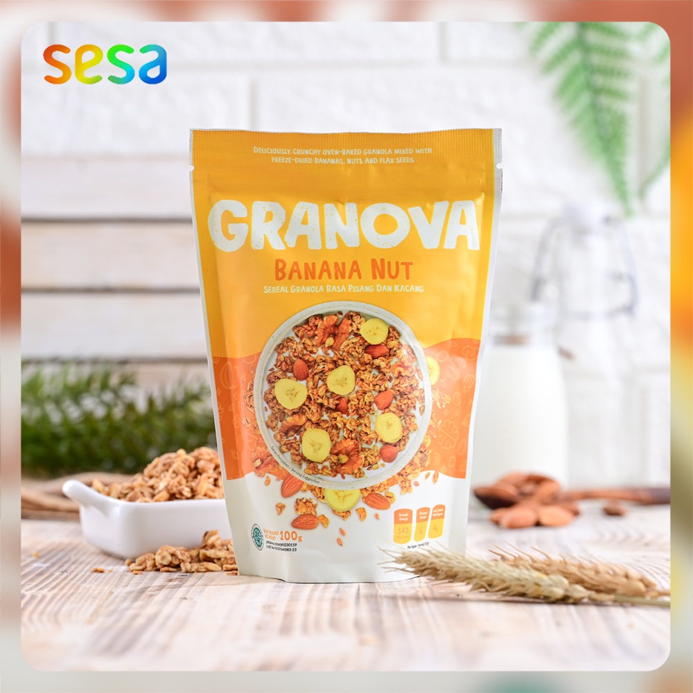 

Granova - Homemade Granola Van Java Banana Walnut 100 g