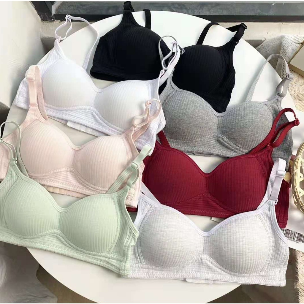 WONDER.GIRLS B25 BH Bra Push Up Tanpa Kawat Style Pakaian Dalam Wanita High Quality