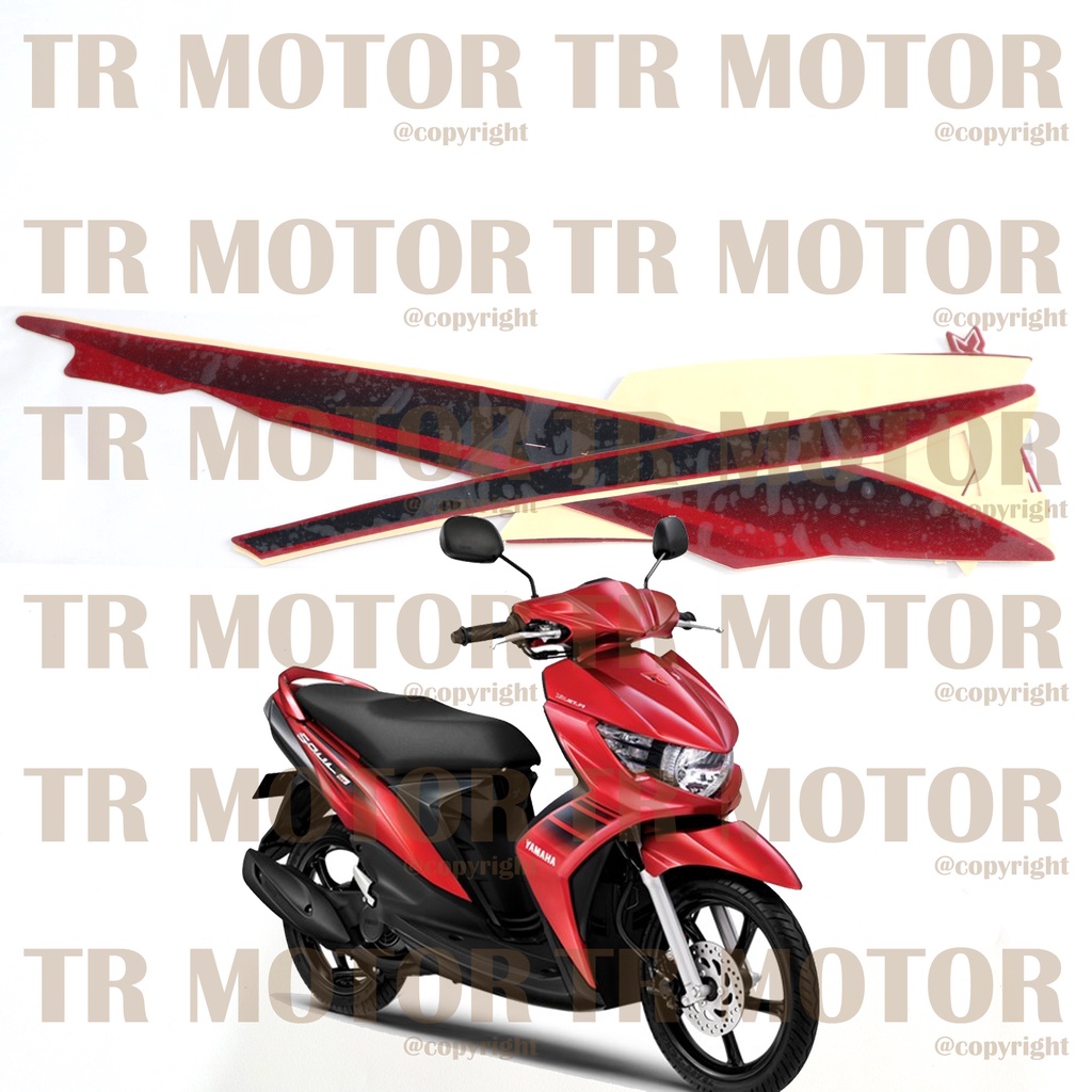 Stiker Motor Soul GT 2012 Sticker Striping Lis Full Set Motor