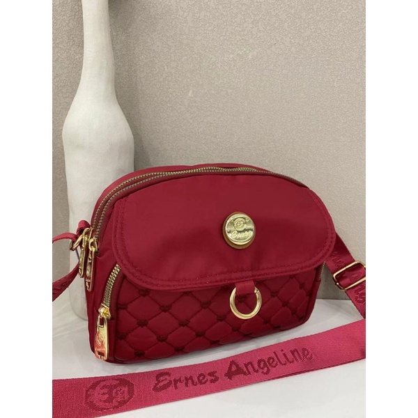 Tas Slempang Terbaru Ernes Angeline 3580-70 Free Dustbag