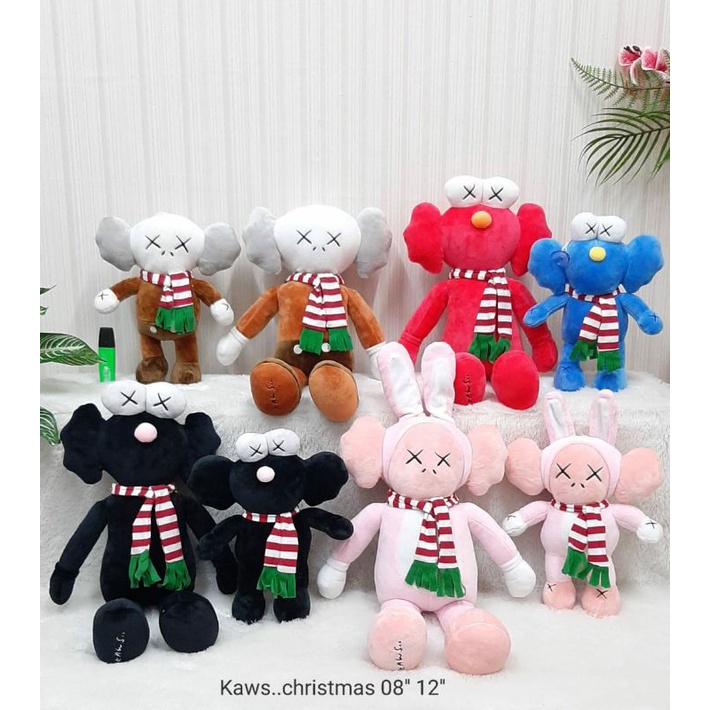 Boneka Kaws Chrismast Size 8&quot;/27cm/boneka natal/kado natal/hiasan natal/