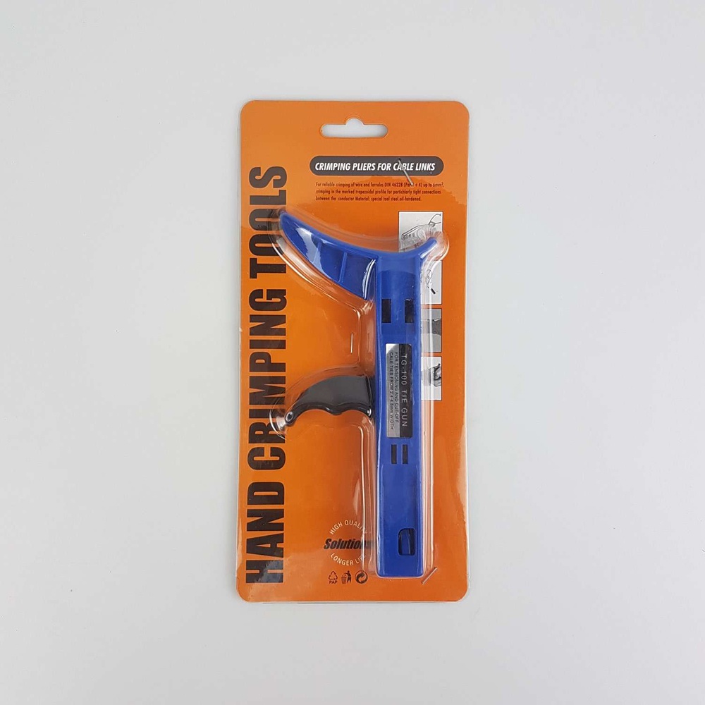 Alat Pemasang Kabel Tis Cable Ties Gun Fastening Tool - TG-100 - Blue