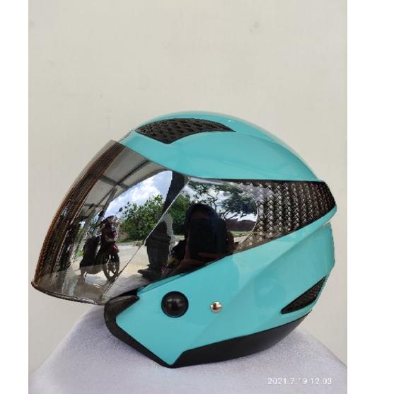 Helm ZEUS KW/helm centro kw/helmzeuz/helmmurah kaca bening RUMI2 {VUT.18Oc22r}