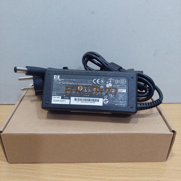 Adaptor Charger Laptop Hp 18.5V - 3.5A 65W Jarum DC 7.4*5.0mm -HRCB