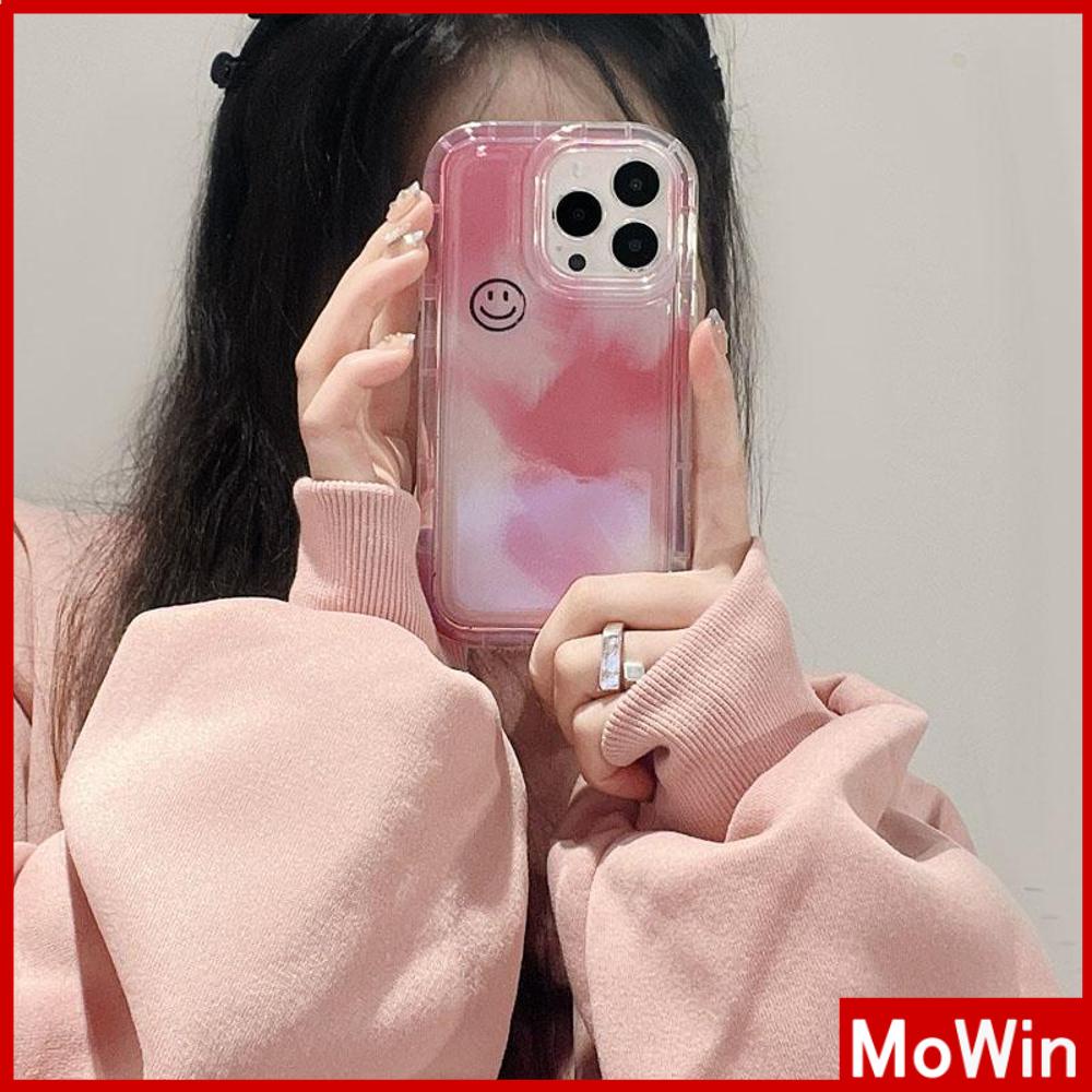 For iPhone 14 Pro Max iPhone Case Soft Case TPU Clear Case Airbag Shockproof Protection Camera Smiley Gradient Compatible For iPhone 13 Pro Max 12 Pro Max 11 Pro Max 7plus XR xs