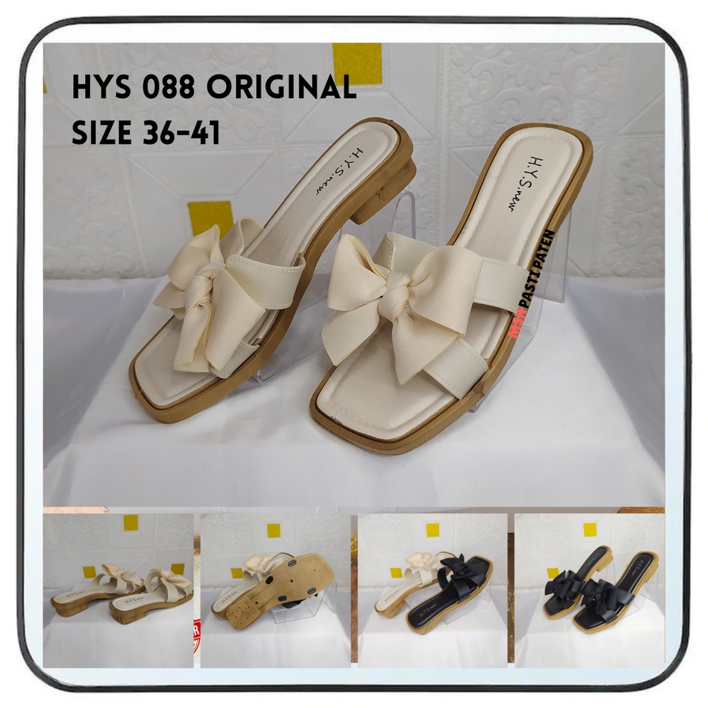 Sandal slop impor Sandal flat impor wanita hys ori