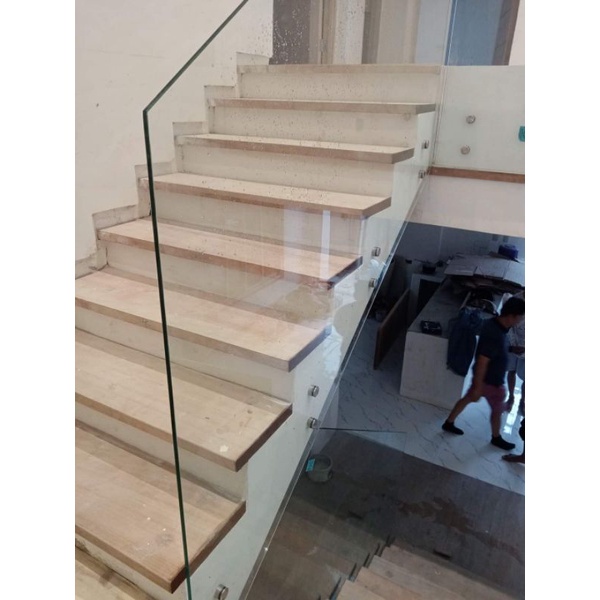 5pcs Baut Kaca Stainless M8*25mm / Baut Penjepit Kaca Jepit Railing Tangga Rail Glass