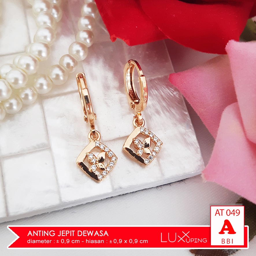 AT 049 Anting Panjang Wanita PErmata Zikron Aksesoris Xuping Dewasa Luxx Xuping