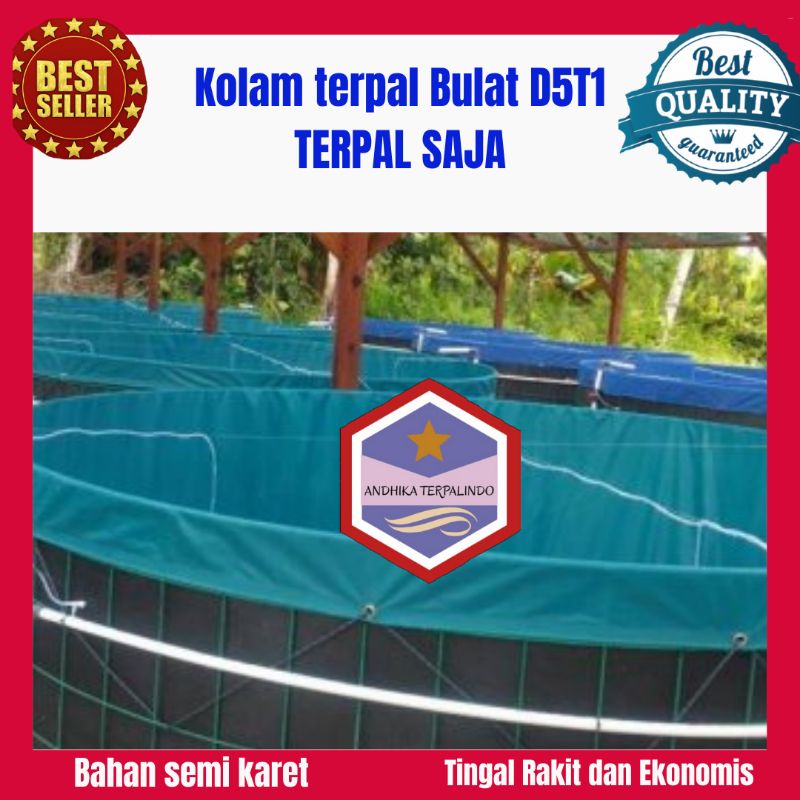 kolam terpal bulat terpal kolam bulat D5T1 dan D5T1. 2 terpal saja