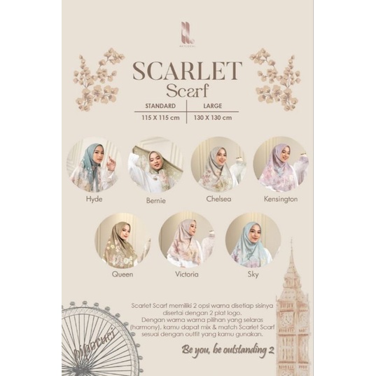 Heylocal Id - Scarlet Scarf + Hairmist