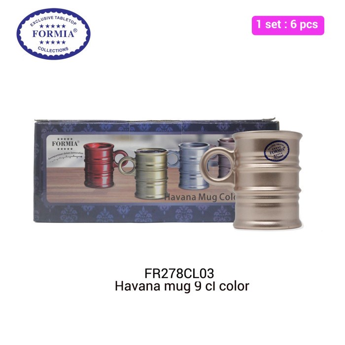 Asialiving Formia Gelas Kopi Havana - 90 ml peach