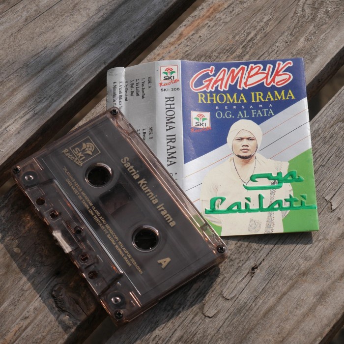 Kaset Pita Rhoma Irama bersama Orkes Gambus Al-Fata ; Ya Lailati