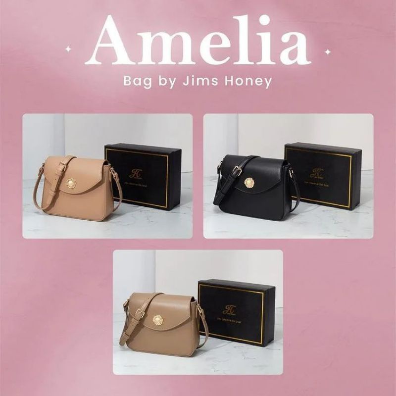 Amelia Bag Jims Honey Tas Slempang Wanita Murah Lucu Original 100% Free Box