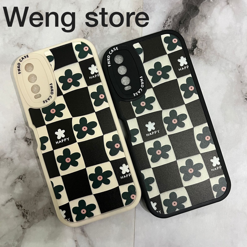 Case Tpu Motif Flower For Oppo A5S A12 A11K A3S A9 2020 A15 A16 A53 A54 A76 A96 A95 A74 A1K A16K A57 Realme C11 2021 C31 C35