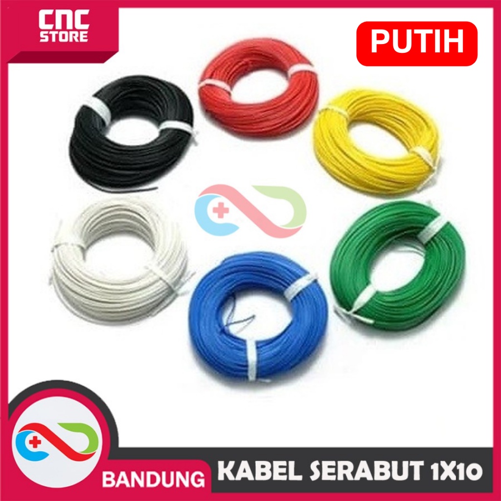 KABEL SERABUT 1X10 ( JUMLAH SERABUT 10 ) 1MM